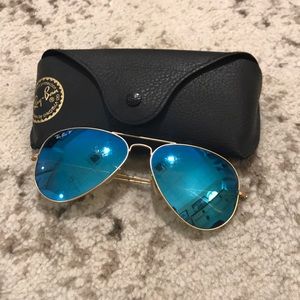 Ray-Ban Blue Flash Lensed Aviators